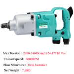 Pneumatic Impact Wrench 2400N.m - Air Wrenches - jalosun.com